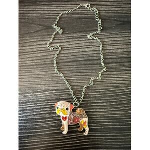 6/$25 BONSNY Pug Enamel Necklace